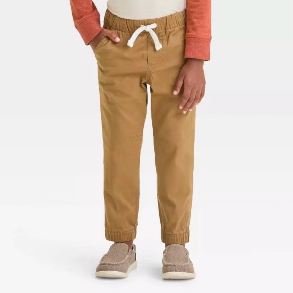 Tan Jogger Pants -Kids 5T